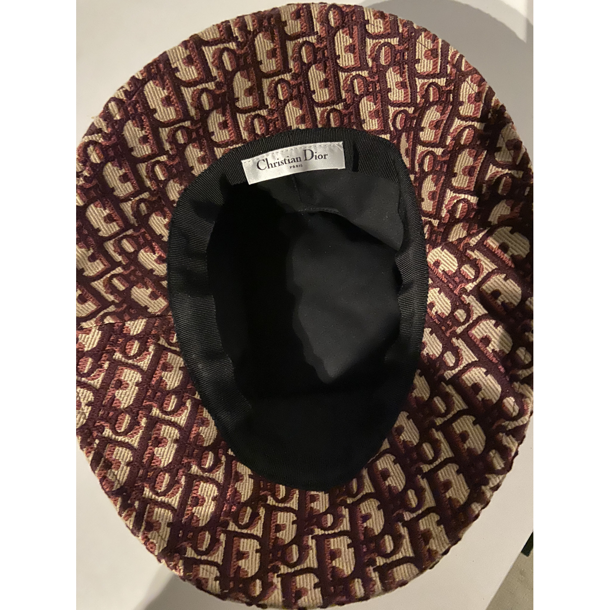 Dior club 1 hat Dior Burgundy size 58 
